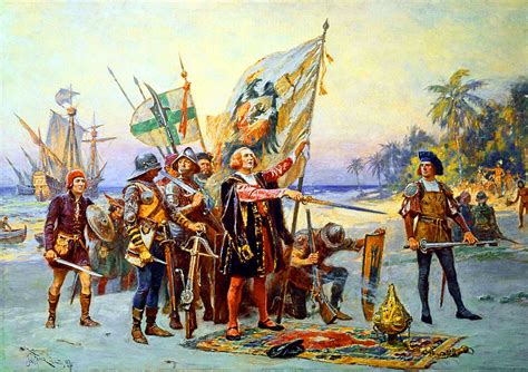 The Landing of Columbus A Vivid Tapestry of Exploration and Colonial Ambitions!